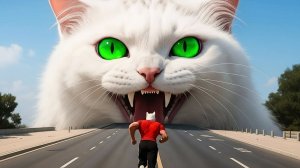 Мультики для детей. Приключения котика и папы. Котик великан. Детям