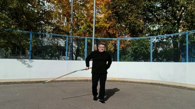 Тренировка с двухсекционным шестом Лянцзегунь (5)