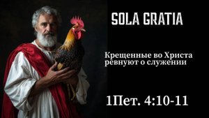 Крещеные во Христа ревнуют о служении (1 Петра 4:10-11) | ЦЕРКОВЬ SOLA GRATIA