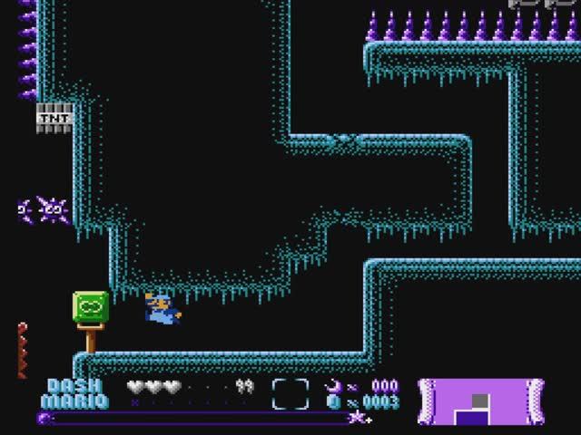 TAS, (NES) Celeste Mario's Zap & Dash! - in 06m 29.99s by fella8