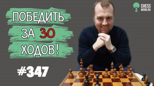 Победить за 30 ходов № 347. Неправильный гамбит. Игра без пешки