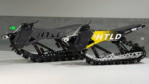 Выставочный образец сноубайка HTLD с пробегом 50м/ч