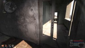 STALKER Живая Зона, осмотр гостиницы "Полесье".