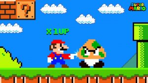 🍄Грибы 1-UP выпадают из монстров. Это новый чит в мире Марио!