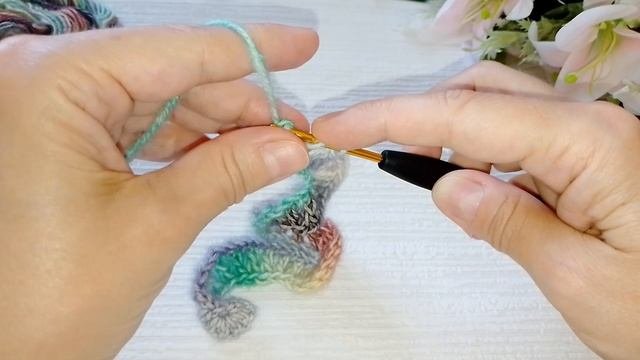 Узор крючком 25 #вязаниекрючком #узорыкрючком