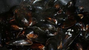 Мидии в воке