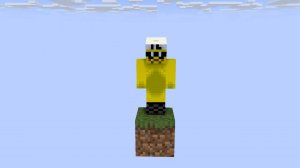 Выживаю на одном блоке (Minecraft)