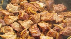 Мясо с фасолью консервированной