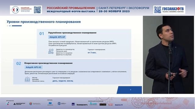 Adeptik APS» – российская информационная система для эффективного производственного планирования