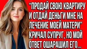 «Продай квартиру ради моей матери!» — крик, после которого моя жизнь перевернулась. Слушать рассказы
