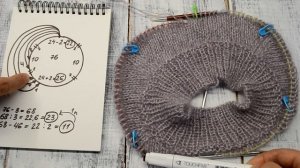 ДЖЕМПЕР РЕГЛАНОМ СВЕРХУ. ВЯЗАНИЕ СПИЦАМИ.