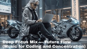 Музыка для работы — Deep Focus Mix для программирования, кодирования (Future Flow)