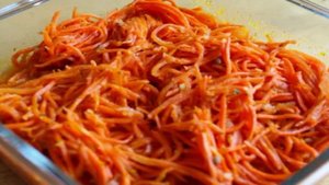 Лаваш с корейской морковкой