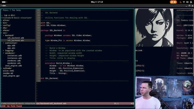Ada для разработчиков игр 13 - Vulkada - Структура проекта