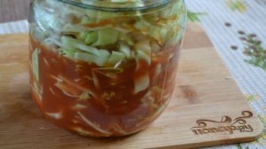 Капуста, маринованная в томате, на зиму