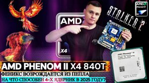 ЖИВ ЛИ Socket AM2 В 2025 ГОДУ?🔥 | ТЕСТ AMD Phenom II X4 840T + RTX 3060TI 8GB В СОВРЕМЕННЫХ ИГРАХ?