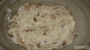 Мимоза с печенью трески