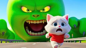 Мультики для детей. Котенок  и школьный автобус. Часть вторая. Мультфильм