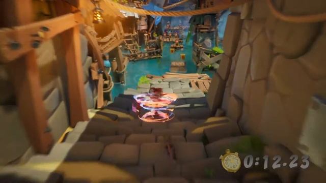 Crash Bandicoot 4: It’s About Time – 106% (Сверхзвуковой) - 10: Шальной снаряд/Thar He Blows!