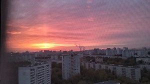 рассвет в Москве сегодня