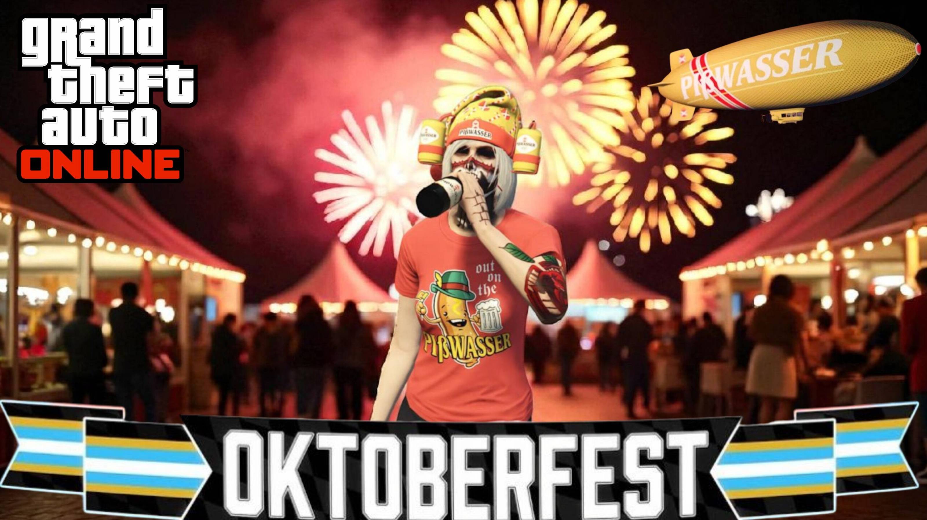 Получаем шапочку и 2 футболки в Октоберфест в GTA Online