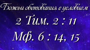 Божьи обетования (8)