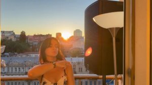 K_OXANA KYIV mood URBAN TECH house SUNSET DJ set LIVE from balcony on Khreshchatyk @Kyiv, Ukraine