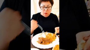 А гороховый суп тоже вкусный/мукбанг