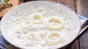 Луковые кольца в кляре