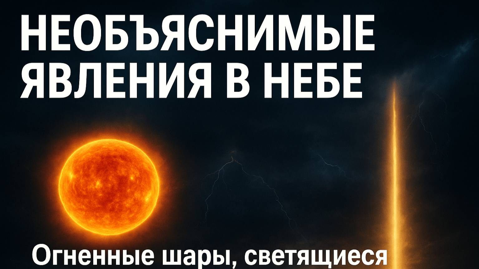 Необъяснимые явления в небе: огненные шары, светящиеся облака и ангельские огни