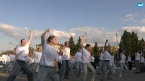 Флешмоб от хореографического отделения Тарской школы искусств (04.10.2025)