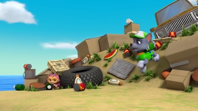 Щенячий патруль | Пузыри в беде у Rubble и вонючие спасения! PAW Patrol с Zuma и Skye | Nick Jr.