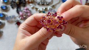 Американские винтажные украшения! Продолжение распаковки ...