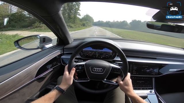 Audi A8 55 TFSI [3.0 V6 Turbo] 2019 POV Test Drive
