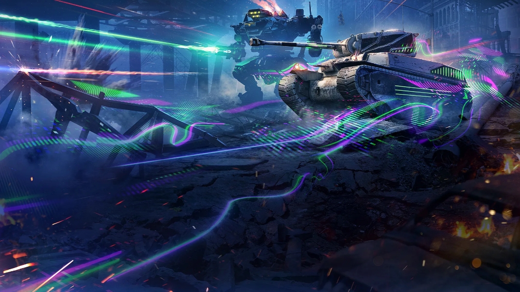 Играем в Tanks blitz.(29)