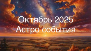 Октябрь 2025. Транзит Юпитера. Шрапит йога.