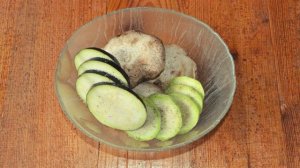 Мясо с овощами на гриле