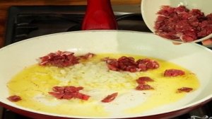 Лук-порей с мясом