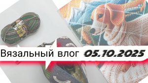 1️⃣2️⃣Вязальный влог  05/10/25 /новые процессы, покупки, готовые работы продвижения, проектные сумки