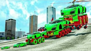 Спортивный автомобиль превращает спортивный автомобиль в гигантский вертолет, самолет, грузовик-монс