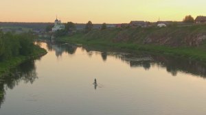 Село Слобода и река Чусовая. Красивые места Свердловской области. Без слов.