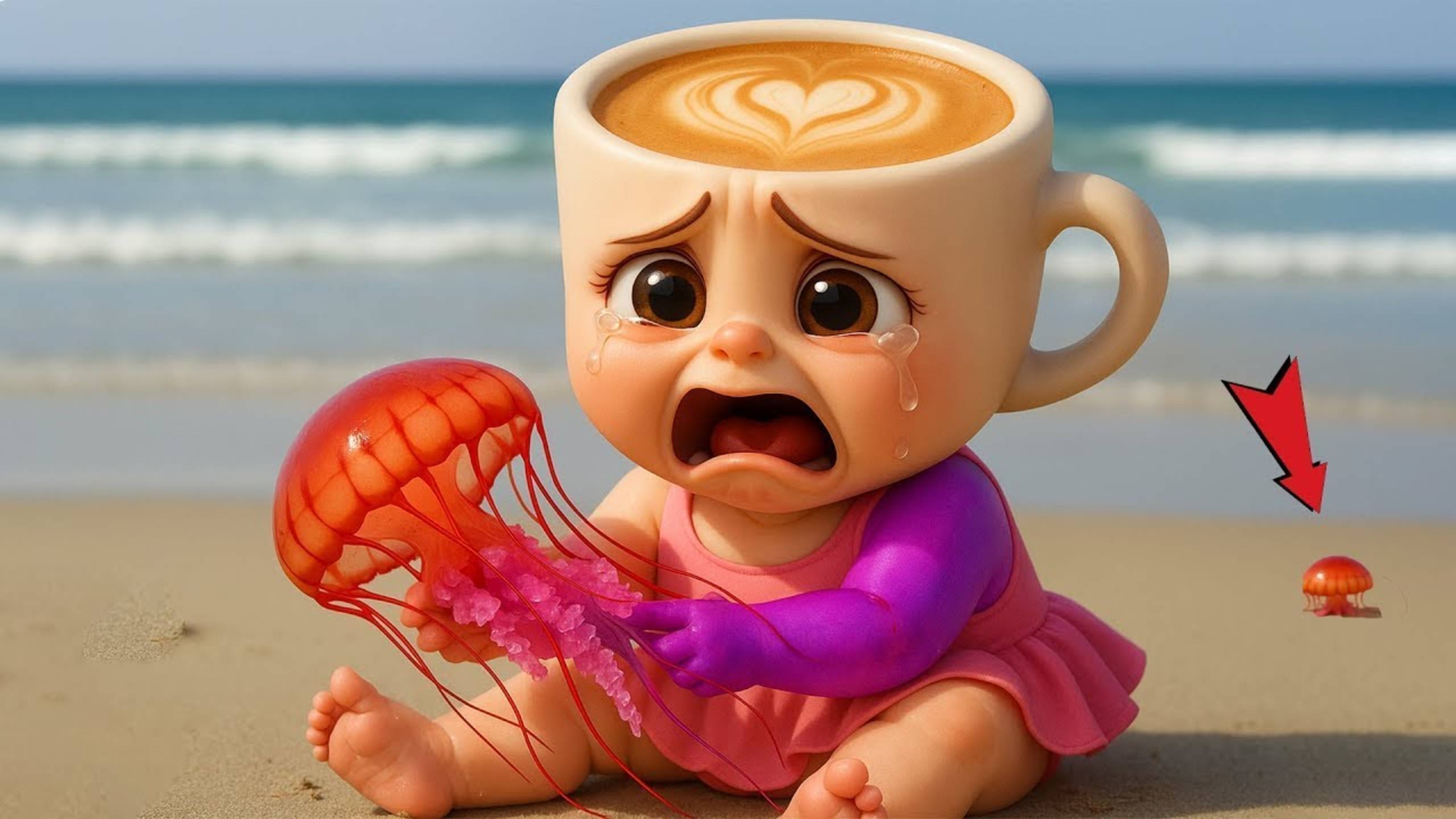 BRAINROT - МУЛЬТФИЛЬМ - Итальянские мемы ✅ Брейнрот - Балерина Капучино поймала медузу смотреть онлайн