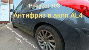 Год простоя. Антифриз в АКПП. Peugeot 308!