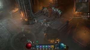 Diablo IV: Некромант: Сюжет: 35-й уровень, мой брат подключился в конце, рубаем с ним