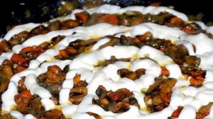 Мидии в сметанном соусе