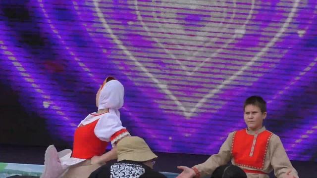 Концерт к Дню города Видное. Хореографический ансамбль "Соловушка" - Плясовая с трещётками(06.09.25)