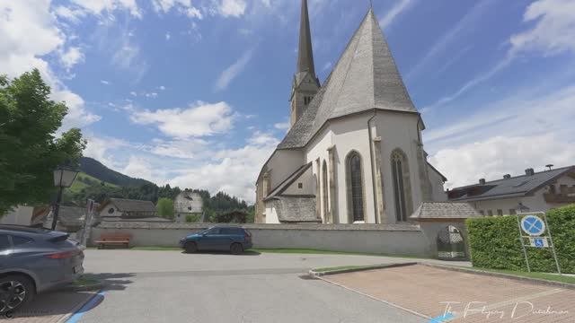 Мария Альм, Австрия 🇦🇹 Спокойная Прогулка по Австрийской Альпийской Деревне 4K