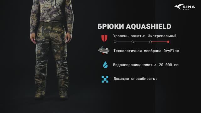 Брюки мембранные AQUASHIELD