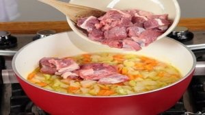 Лапша с говядиной и овощами