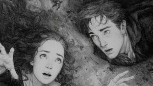 Летели рядом два создания